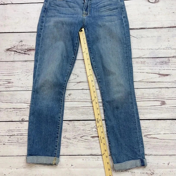 7 For All Mankind The Skinny Crop & Roll Jeans - Picture 8 of 14